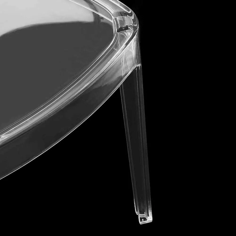 Viadurini Living Moderne Stühle-Stuhl aus transparentem Polycarbonat, modernes Design - Yanis