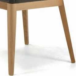 Viadurini Living Design Stühle-Stuhl mit Armlehnen mit Holzbeinen und gepolstertem Sitz, hergestellt in Italien – Bari