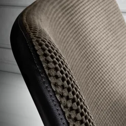 Viadurini Living Moderne Stühle-Stuhl mit Fußstütze aus Vulcano-Stoff und Metallbeinen Made in Italy - Amane