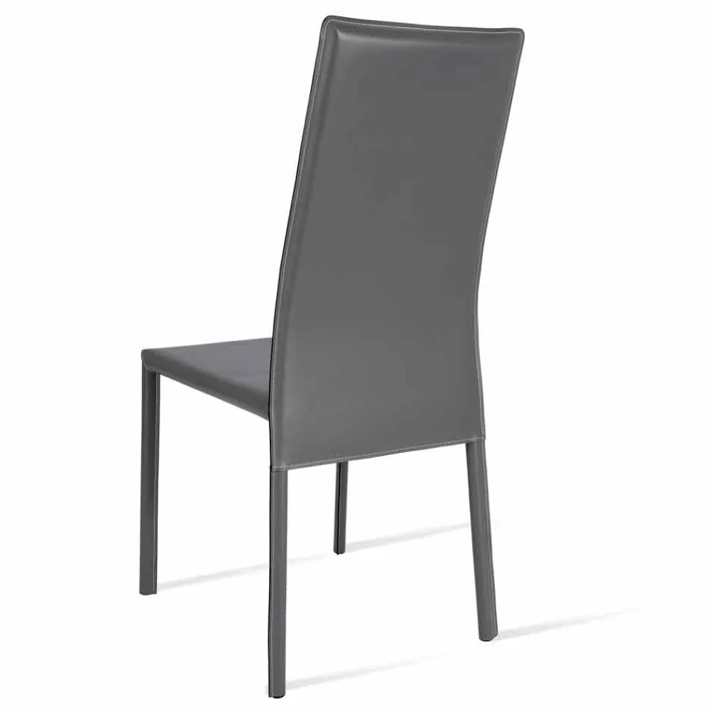 Viadurini Living Moderne Stühle-Stuhl mit hoher Rückenlehne, modernes Design, Becca, made in Italy