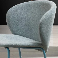 Viadurini Living Moderne Stühle-Stuhl mit Monocoque-Stoffsitz und Metallbeinen Made in Italy - Ichigo