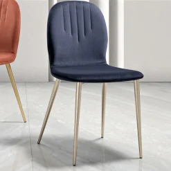 Viadurini Living Moderne Stühle-Stuhl mit Monocoque-Stoffsitz und konischen Beinen Made in Italy - Nezoku