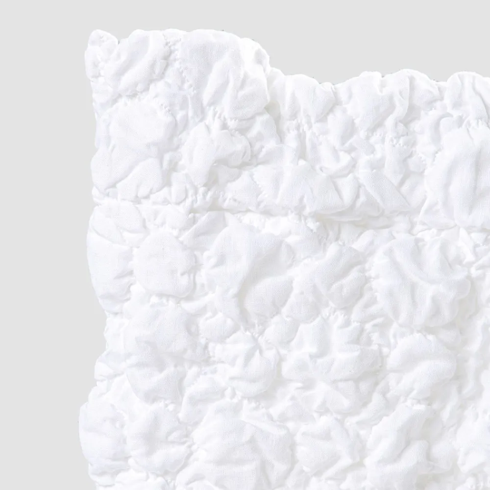 Viadurini Textile Italienische Mode-Stuhlbezug mit eleganter Rückenlehne für Wohnzimmer aus besticktem Leinen - Panteo