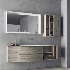 Viadurini Bathroom Badmöbel Hängend-Suspended Design Zusammensetzung, Modernes Design Badmöbel - Callisi5