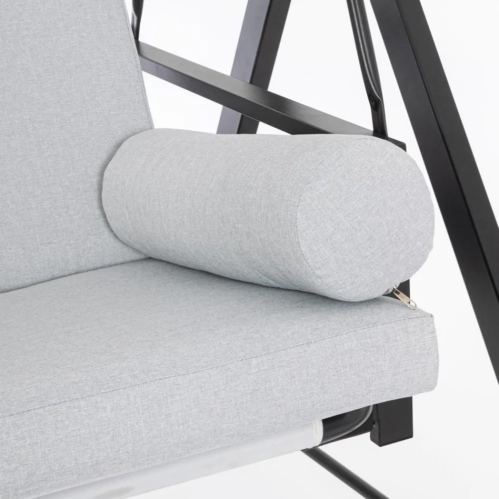 Viadurini in the Garden Gartenideen-Swing, umwandelbar in ein Bett für den Garten aus Stahl und Stoff – Rückruf