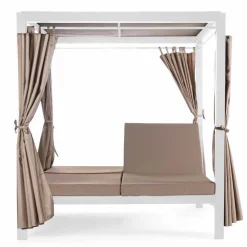 Viadurini in the Garden Gartensofas-Tagesliege im Freien aus Textilene und Aluminium mit liegenden Rückenlehnen - Anastasia