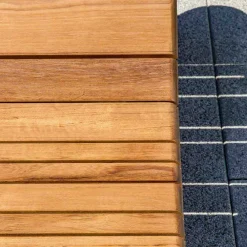 Varaschin Sonnenliegen-Teak Sonnenliege Outdoor mit Rollen Barcode