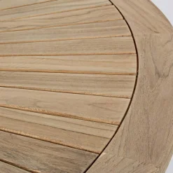 Viadurini in the Garden Gartentische Aus Teakholz-Teak-Außentisch mit drehbarer Mittelplatte, Homemotion - Dimitris