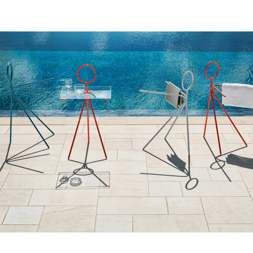 Myyour Gartenideen|Garderobenständer-3-teiliger Garderobenständer aus Stahl Made in Italy - Steward by