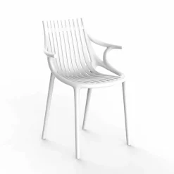 Vondom Gartenstühle Kunststoff-4-teiliger stapelbarer Esszimmerstuhl aus Polypropylen im Freien - Ibiza by