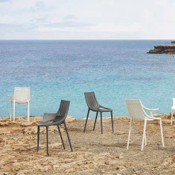 Vondom Gartenstühle Kunststoff-4-teiliger stapelbarer Esszimmerstuhl aus Polypropylen im Freien - Ibiza by