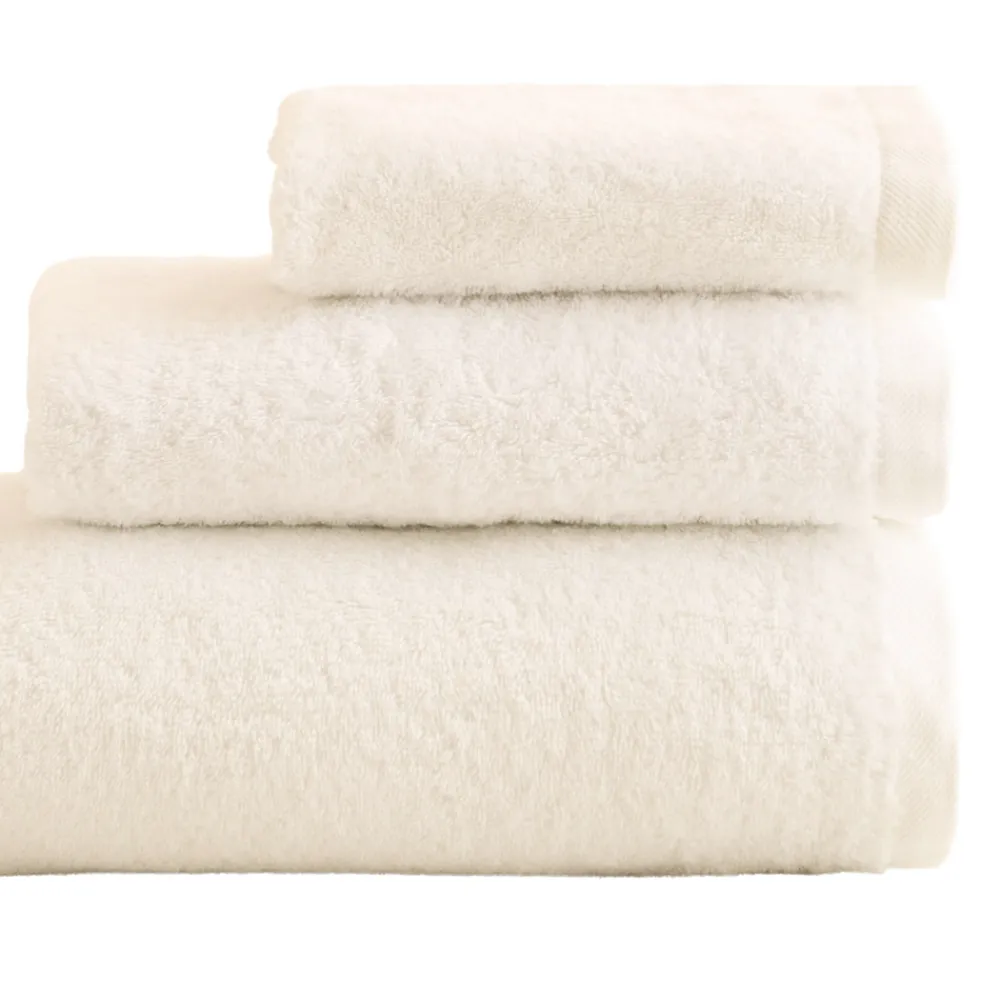 Viadurini Textile Handtücher-8-teiliges Badezimmerset aus Frottee aus reiner Baumwolle, komplett stückgefärbt – glatt