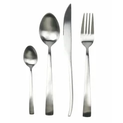 Viadurini Kitchen Besteck Set-24-teiliges Besteckset aus mattem Stahl in Silber, Gold oder Kupfer - Borough