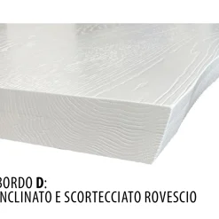 Viadurini Living Esstische Nach Mass|Esstische-Tisch aus furnierter Eiche und Metallbeine Made in Italy - Consuelo