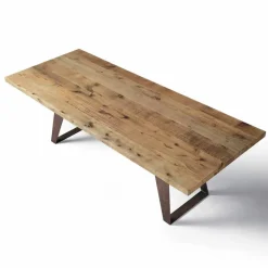 Viadurini Living Esstische Nach Mass|Esstische-Tisch aus massivem natürlichem Erlenholz, modernes Design, Antonio