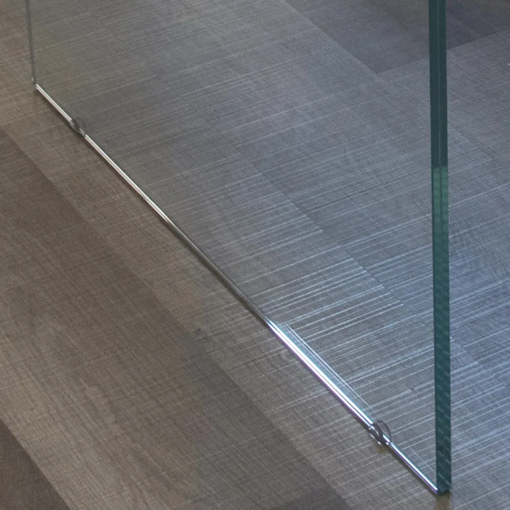 Viadurini Living Esstische Nach Mass|Esstische-Tisch aus massiver Eiche und Kristallsockel Made in Italy - Noelia