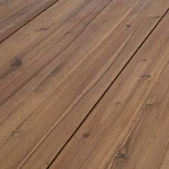 Viadurini in the Garden Gartentische Aus Teakholz-Tisch im Freien aus Akazienholz mit Beinen aus lackiertem Stahl - Sheldon