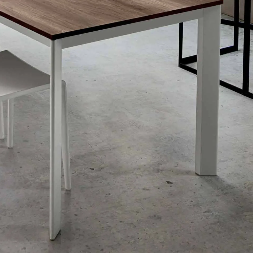 Viadurini Living Ausziehbare Esstische-Tisch mit ausziehbarer Platte bis 334 cm Holzoptik Made in Italy - Bayern