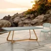 Viadurini Living Gartentische Fest|Gartentische Aus Teakholz-Tisch mit Okumè-Platte mit Mikrozement-Finish, hergestellt in Italien – Bluse