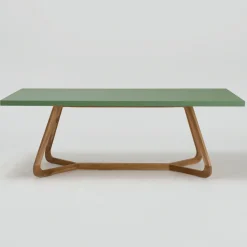 Viadurini Living Gartentische Fest|Gartentische Aus Teakholz-Tisch mit Okumè-Platte mit Mikrozement-Finish, hergestellt in Italien – Bluse