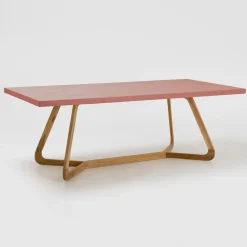 Viadurini Living Gartentische Fest|Gartentische Aus Teakholz-Tisch mit Okumè-Platte mit Mikrozement-Finish, hergestellt in Italien – Bluse