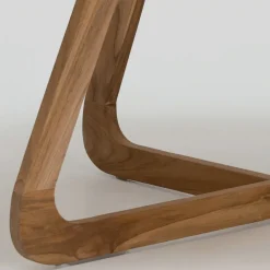 Viadurini Living Gartentische Fest|Gartentische Aus Teakholz-Tisch mit Okumè-Platte mit Mikrozement-Finish, hergestellt in Italien – Bluse