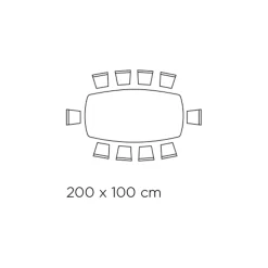 Viadurini Living Esstische-Tisch mit tonnenförmiger Keramikplatte und Stahlsockel Made in Italy - Ezzellino