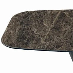 Viadurini Living Esstische-Tisch und Untergestell aus Keramik mit Graphit-Finish, hergestellt in Italien – Hose