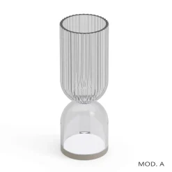 Viadurini Lighting Design Tischlampen-Tischlampe / Vase aus Polymethylmethacrylat in 2 Farben - Lucis