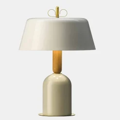 Il Fanale Design Tischlampen-Tischlampe aus Aluminium und Messing 5 Luxusausführungen - Bonton von