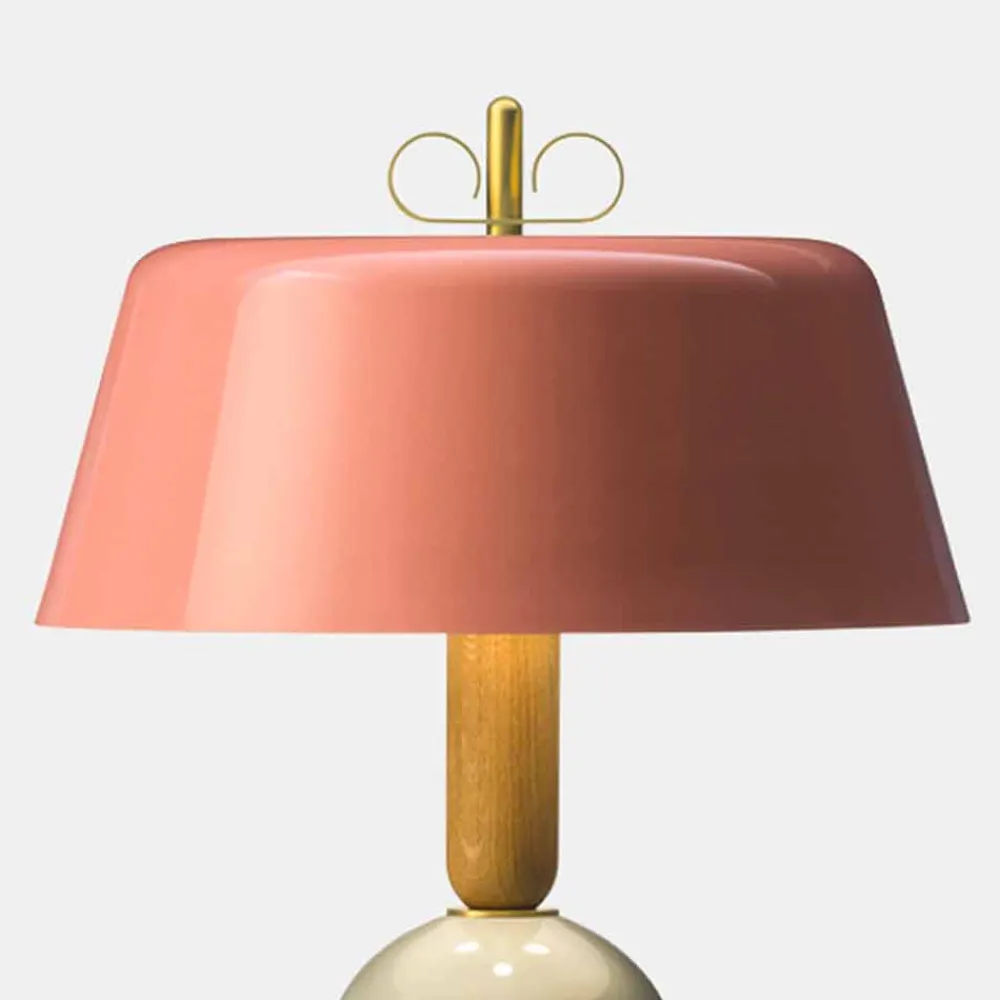 Il Fanale Design Tischlampen-Tischlampe aus Aluminium und Messing 5 Luxusausführungen - Bonton von