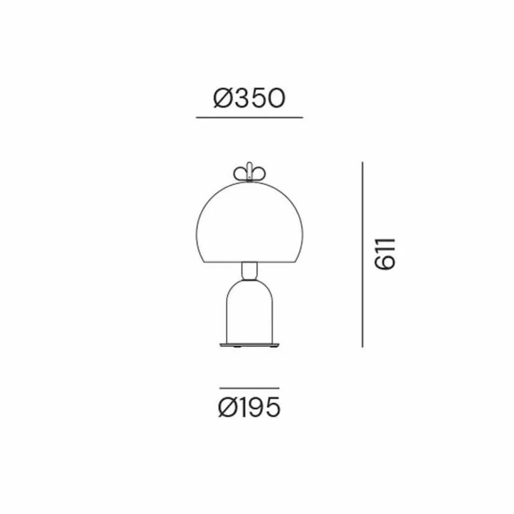 Il Fanale Design Tischlampen-Tischlampe aus Aluminium und Messing 3 Luxusausführungen - Bonton von