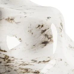 Viadurini Lighting Design Tischlampen-Tischlampe aus dunklem Messing und Steinglas, hergestellt in Italien – Bottega