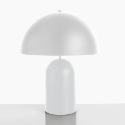 Viadurini Living Moderne Tischlampen-Tischlampe aus mattweiß lackiertem Stahl - Friuli