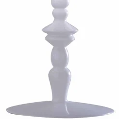 Viadurini Lighting Design Tischlampen-Tischlampe aus weißem Keramik- und Leinenlampenschirm 2 Abmessungen - Cadabra