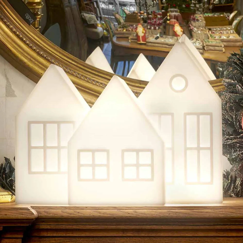 SLIDE Moderne Tischlampen-Tischlampe Casette Led weiß oder rot Design Made in Italy - Kolme