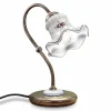 Ferroluce Vintage Tischlampen-Tischlampe Eisen Keramik handbemalt Vintage Artisan - Chieti