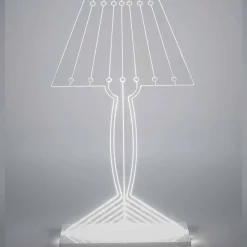 Viadurini Lighting Design Tischlampen-Tischlampe mit LED-Licht aus Plexiglas, Ferla