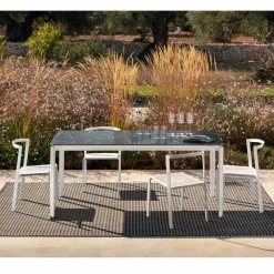 Viadurini in the Garden Gartentische Aus Aluminium-Tischplatte für den Garten-Esstisch aus Feinsteinzeug Made in Italy - Tarik