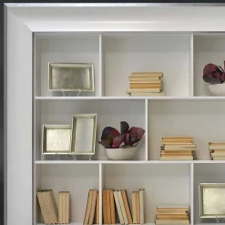 Viadurini Living Tv-Möbel-Tommaso Wandbücherschrank mit Holzfächern, handgefertigt in Italien