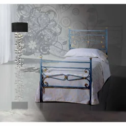 Viadurini Night Design Maßgeschneiderte Möbel|Einzelbetten Aus Schmiedeeisen-Topazio Einzelbett aus Schmiedeeisen in Design