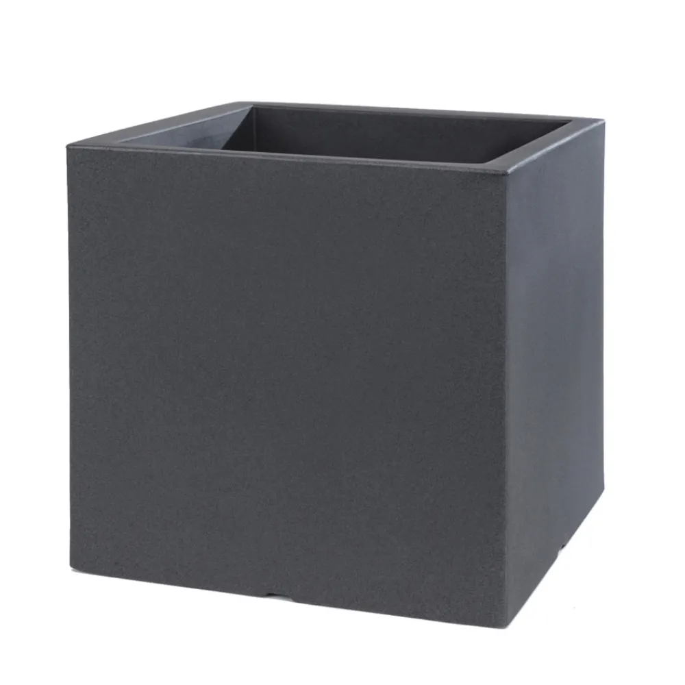 Viadurini in the Garden Gartenideen-Topf oder quadratischer Gartenteiler dreifarbig Made in Italy - Pflanzen