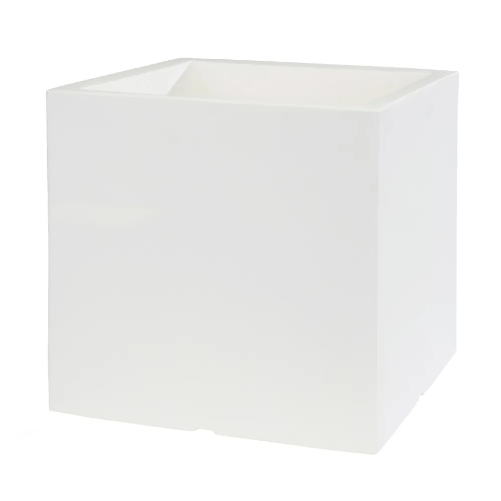 Viadurini in the Garden Gartenideen-Topf oder quadratischer Gartenteiler dreifarbig Made in Italy - Pflanzen