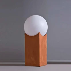 Toscot Gartenlampion-Atlante Sockelleuchte für Außenbeleuchtung