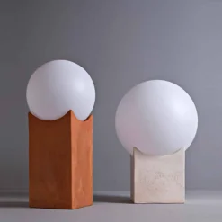 Toscot Gartenlampion-Atlante Sockelleuchte für Außenbeleuchtung