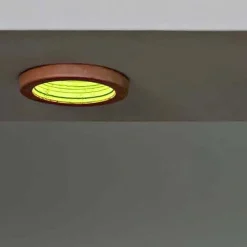 Toscot Design Deckenleuchten-Carso Einbaustrahler Ø14 cm aus Terrakotta, hergestellt in der Toskana