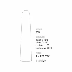 Toscot Moderne Pendelleuchten-Notorius Hängelampe, hergestellt in Toskana