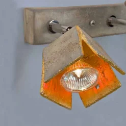 Toscot Vintage Wandleuchten-Piastra Deckenleuchte 2-flammig