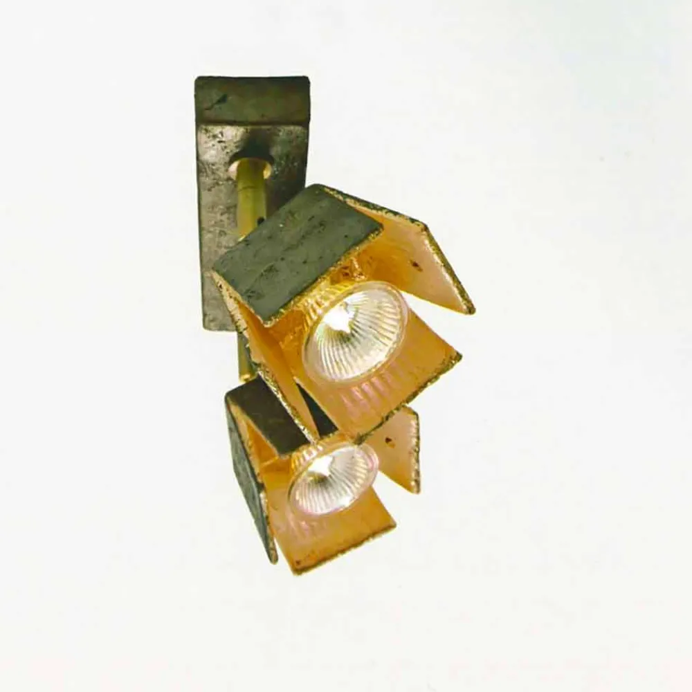 Toscot Vintage Wandleuchten-Piastra Deckenleuchte 2-flammig