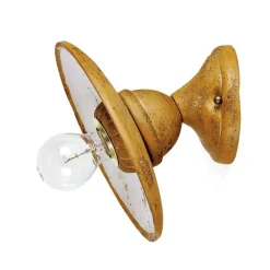 Toscot Vintage Wandleuchten-Settimello Wandleuchte mit verstellbarem Winkel, hergestellt in der Toskana